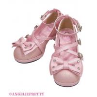 ANGELICPRETTYグリッター宝石リボンシューズ