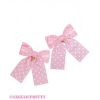 ANGELICPRETTYSweet DotリボンクリップSet